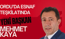 ORDU’DA ESNAF BİRLİĞİ SEÇİMİNİ MEHMET KAYA KAZANDI