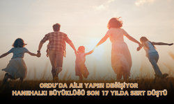 Ordu’da Aile Yapısı Değişiyor: Hanehalkı Büyüklüğü Son 17 Yılda Sert Düştü