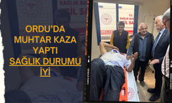 Ordu’da Muhtar Kaza Yaptı: Sağlık Durumu İyi