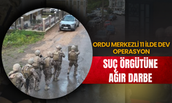 Ordu Merkezli 11 İlde Dev Operasyon: Suç Örgütüne Ağır Darbe