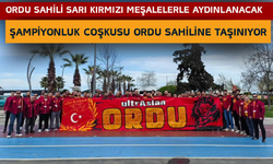 Ordu Sahili Sarı Kırmızı Meşalelerle Aydınlanacak