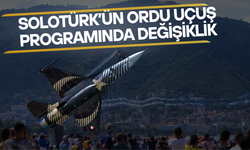 SOLOTÜRK’ün Ordu Uçuş Programında Değişiklik