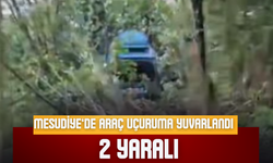 Mesudiye’de Araç Uçuruma Yuvarlandı: 2 Yaralı