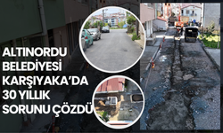 Altınordu Belediyesi Karşıyaka’da 30 Yıllık Sorunu Çözdü