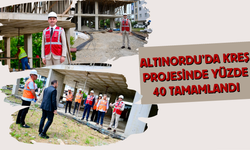 Altınordu’da Kreş Projesinde Yüzde 40 Tamamlandı