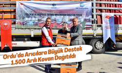 Ordu’da Arıcılara Büyük Destek: 1.500 Arılı Kovan Dağıtıldı
