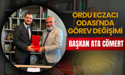 Ordu Eczacı Odası'nda Görev Değişimi: Başkan Ata Cömert