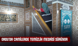ORDU'DA CAMİLERDE TEMİZLİK MESAİSİ SÜRÜYOR