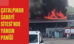 Çatalpınar Sanayi Sitesi’nde Yangın Paniği