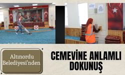 Altınordu Belediyesi’nden Cemevine Anlamlı Dokunuş