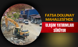 FATSA DOLUNAY MAHALLESİ’NDE ULAŞIM YATIRIMLARI SÜRÜYOR
