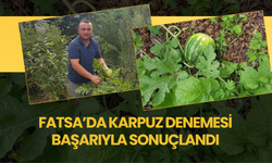 Fatsa’da Karpuz Denemesi Başarıyla Sonuçlandı