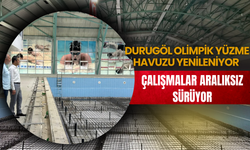 Durugöl Olimpik Yüzme Havuzu Yenileniyor: Çalışmalar Aralıksız Sürüyor