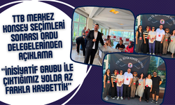 TTB Merkez Konsey Seçimleri Sonrası Ordu Delegelerinden Açıklama