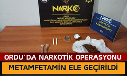 Ordu’da Narkotik Operasyonu: Metamfetamin Ele Geçirildi