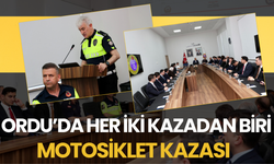 Ordu’da Her İki Kazadan Biri Motosiklet Kazası