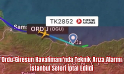 Ordu-Giresun Havalimanı'nda Teknik Arıza Alarmı: İstanbul Seferi İptal Edildi