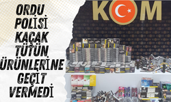 Ordu Polisi Kaçak Tütün Ürünlerine Geçit Vermedi