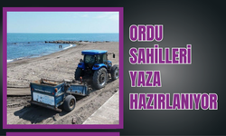 ORDU SAHİLLERİ YAZA HAZIRLANIYOR