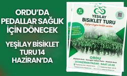 Ordu’da Pedallar Sağlık İçin Dönecek: Yeşilay Bisiklet Turu 14 Haziran’da