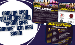 Ordu’da Spor Şöleni Başlıyor: “Spora Sıfır Bahane” İçin Geri Sayım