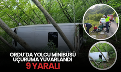 Ordu’da Yolcu Minibüsü Uçuruma Yuvarlandı: 9 Yaralı