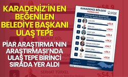 KARADENİZ’İN EN BEĞENİLEN BELEDİYE BAŞKANI ULAŞ TEPE