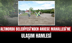 Altınordu Belediyesi’nden Akkese Mahallesi’ne Ulaşım Hamlesi