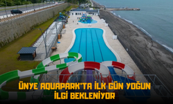 Ünye Aquapark'ta İlk Gün Yoğun İlgi Bekleniyor