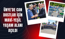 ÜNYE’DE CAN DOSTLAR İÇİN MAVİ-YEŞİL YAŞAM ALANI AÇILDI