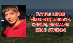 Ünye'de Denize Giren Genç Akıntıya Kapıldı, Aramalar İkinci Gününde