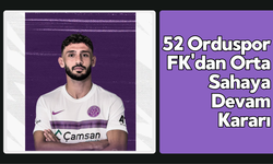 52 Orduspor FK'dan Orta Sahaya Devam Kararı