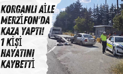 Korganlı Aile Merzifon'da Kaza Yaptı: 1 Kişi Hayatını Kaybetti