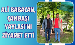 Ali Babacan, Çambaşı Yaylası'nı Ziyaret Etti