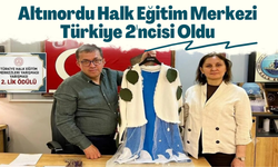 Altınordu Halk Eğitim Merkezi Türkiye 2'ncisi Oldu