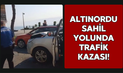 Altınordu Sahil Yolunda Trafik Kazası!