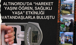 Altınordu’da “Hareket Yaşını Öğren, Sağlıklı Yaşa” Etkinliği Vatandaşlarla Buluştu