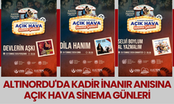 Altınordu'da Kadir İnanır Anısına Açık Hava Sinema Günleri