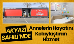Akyazı Sahili’nde Annelerin Hayatını Kolaylaştıran Hizmet