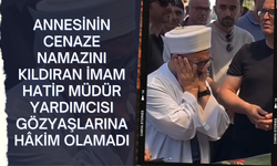 Annesinin Cenaze Namazını Kıldıran İmam Hatip Müdür Yardımcısı Gözyaşlarına Hâkim Olamadı