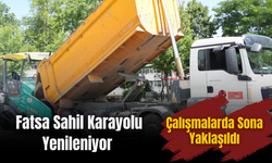 Fatsa Sahil Karayolu Yenileniyor: Çalışmalarda Sona Yaklaşıldı