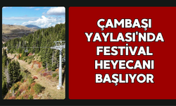 Çambaşı Yaylası'nda Festival Heyecanı Başlıyor