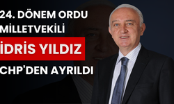 24. Dönem Ordu Milletvekili İdris Yıldız CHP'den Ayrıldı