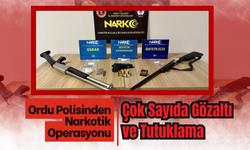 Ordu Polisinden Narkotik Operasyonu: Çok Sayıda Gözaltı ve Tutuklama
