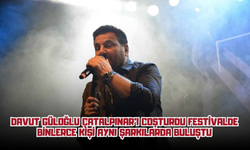Davut Güloğlu Çatalpınar'ı Coşturdu: Festivalde Binlerce Kişi Aynı Şarkılarda Buluştu