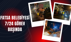 Fatsa Belediyesi Sağanağın Ardından Sahaya İndi: Ekipler 7/24 Görev Başında