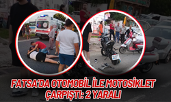 Fatsa’da Otomobil ile Motosiklet Çarpıştı: 2 Yaralı