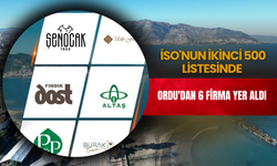 Ordu'dan 6 Firma Yer Aldı