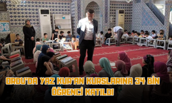 Ordu'da Yaz Kur'an Kurslarına 34 Bin Öğrenci Katıldı
