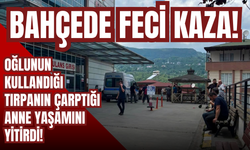 Ordu'da Bahçede Feci Kaza! Oğlunun Kullandığı Tırpanın Çarptığı Anne Yaşamını Yitirdi!